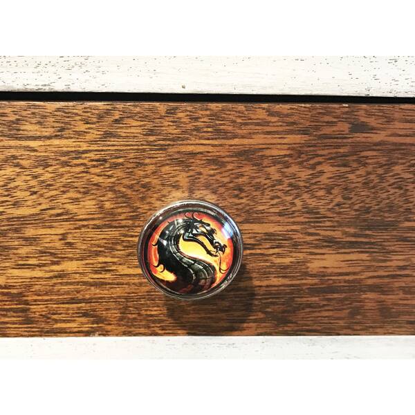 Shop Dragon Glass Knobs Drawer Pulls Pack Of 6 Free Shipping