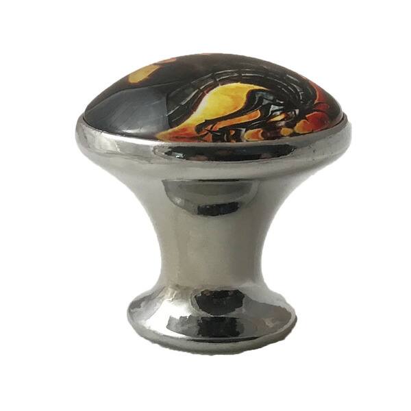 Shop Dragon Glass Knobs Drawer Pulls Pack Of 6 Free Shipping