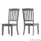 Option Oak Table with Antique Grey Chairs