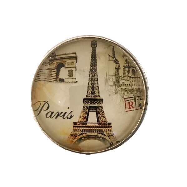 Shop Paris Eiffel Tower Glass Knobs Drawer Pulls Pack Of 6