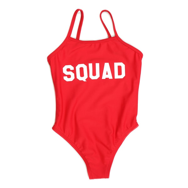 squad one piece swimsuit