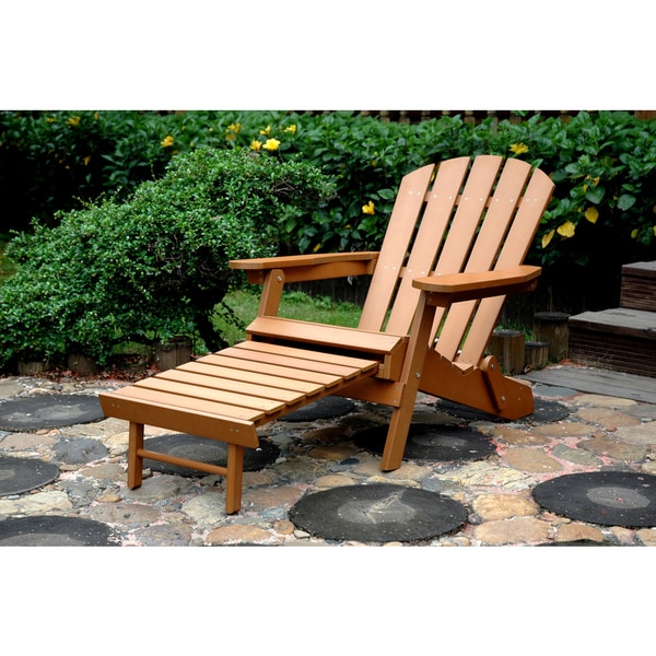 Merry Products Faux Wood Adirondack Chair - Free Shipping ...