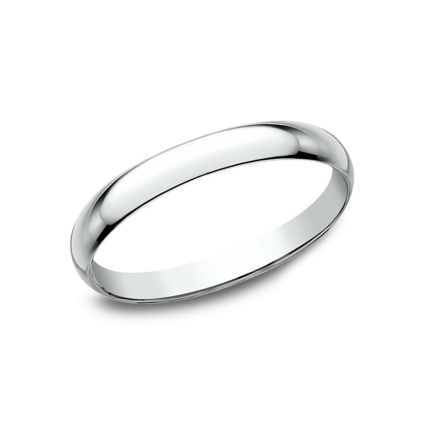 Shop Women S 10k White Gold Traditional Fit Wedding Band 10k White