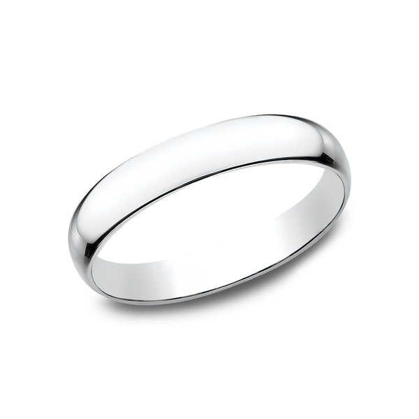 Women's 14k White Gold 3mm Traditional-fit Wedding Band - 14K White Gold