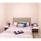 preview thumbnail 11 of 9, Simple Designs Stonies Ceramic/ Fabric Bedside Lamp (Set of 2)