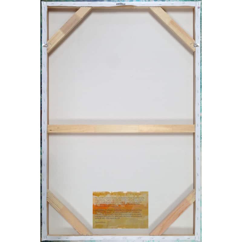 Marmont Hill - 'Busy Shapes' by Nikki Galapon Painting Print on Wrapped Canvas - Multi-Color