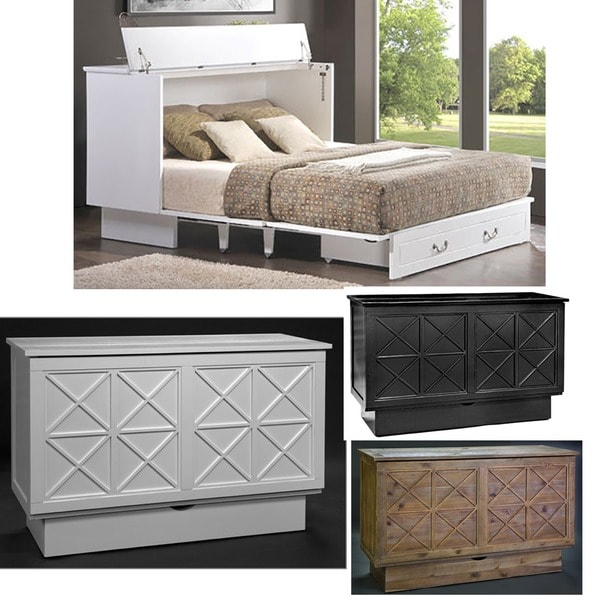 essie cabinet bed with queen mattress - free shipping today