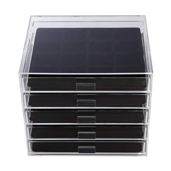 Shop Ikee Design Acrylic 5 Tier Jewelry Organizer With 5 And 16