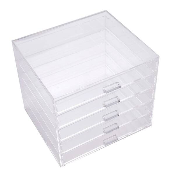 Shop Ikee Design Acrylic 5 Tier Jewelry Organizer With 5 And 16
