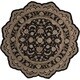 preview thumbnail 22 of 22, Nourison Heritage Hall HE29 Area Rug Black/Multi - 6' Round - Round