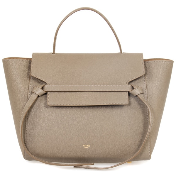 Celine Belt Medium Dune Grain Leather Tote Bag
