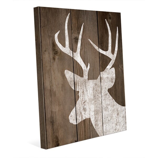 Shop Reindeer on Deck Wall Art on Canvas - Free Shipping Today ...