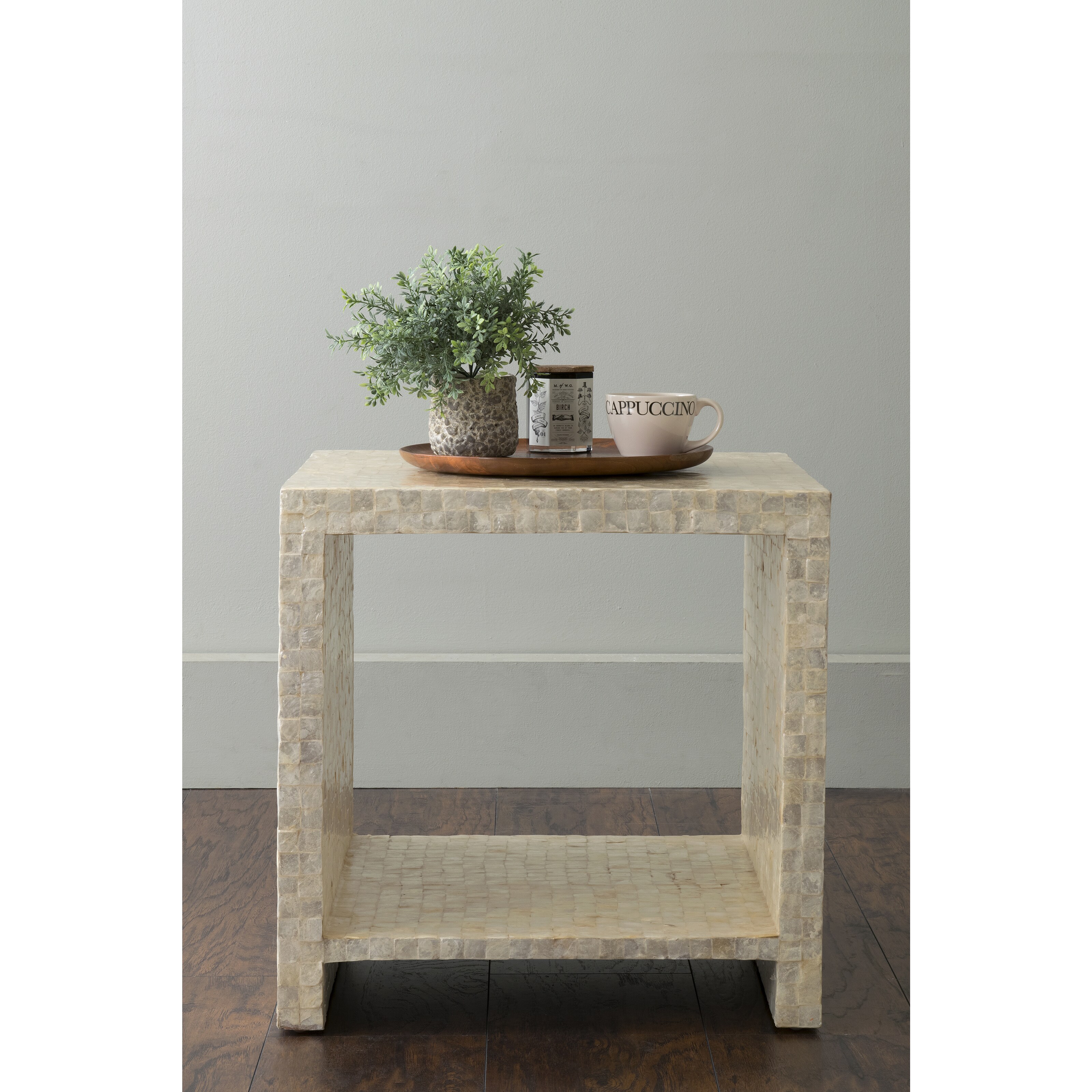 Capiz deals accent table