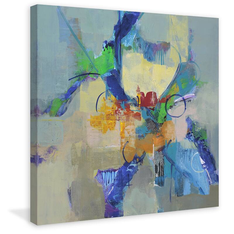 Marmont Hill - 'Time Travel II' by Julie Joy Painting Print on Wrapped Canvas - Multi-Color