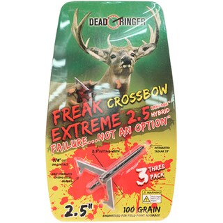 Dead Ringer Stainless Steel Hybrid 2 Blade Rampage (Pack of 3)