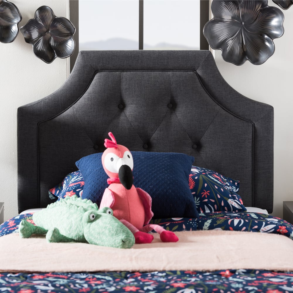 Copper Grove Webster Falls Charcoal Contemporary Headboard