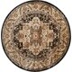 preview thumbnail 2 of 74, Nourison Delano Traditional Persian Area Rug 3'4" Round - Black