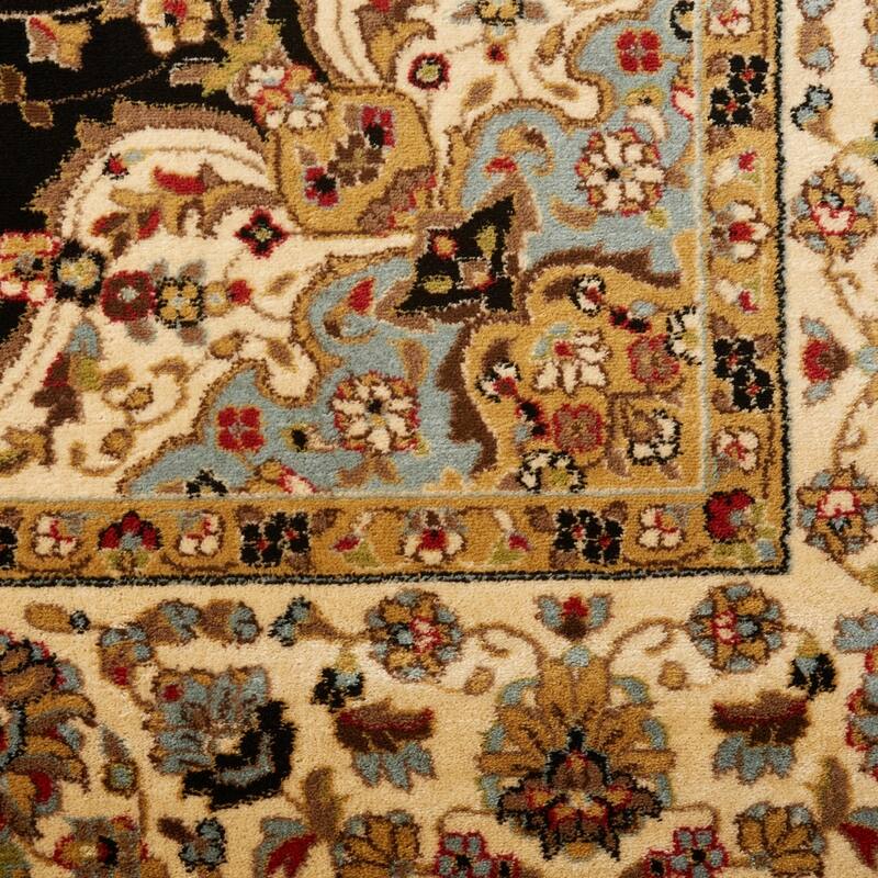 Nourison Delano Traditional Persian Medallion Border Area Rug