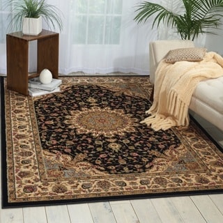 Nourison Delano Traditional Persian Medallion Border Area Rug