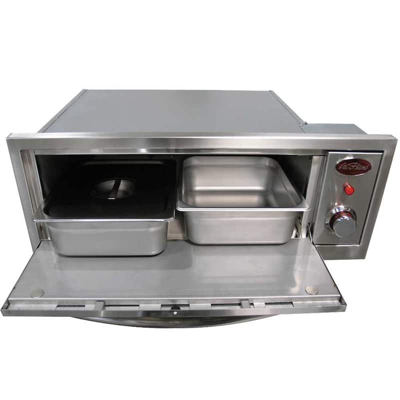 Cal Flame Oven 110V, 2 In 1 (Includes Pizza Brick, Two Ss With Cover Serving Pan And Rack)
