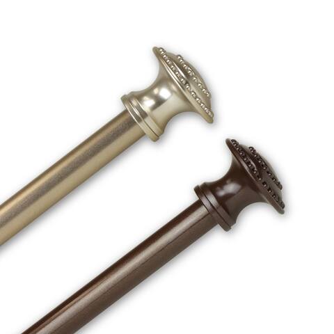 Charm Adjustable Curtain Rod 7/16-Inch