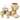 Creative Scents Shannon 6-piece Bath Accessory Set - Beige