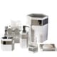 preview thumbnail 1 of 3, Quilted Mirror 6-piece Bath Accessory Set