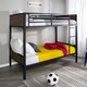 preview thumbnail 9 of 8, Walker Edison Browning Rustic Wood Twin-over-Twin Bunk Bed