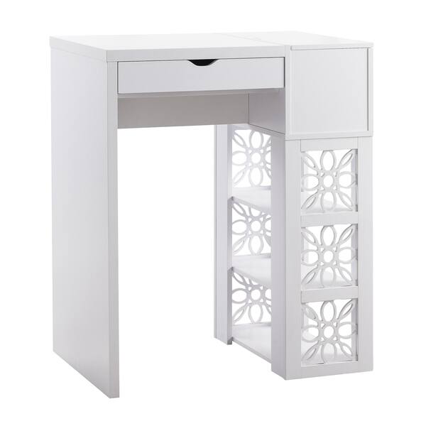 Shop Furniture Of America Dath Contemporary White 35 Inch Standing