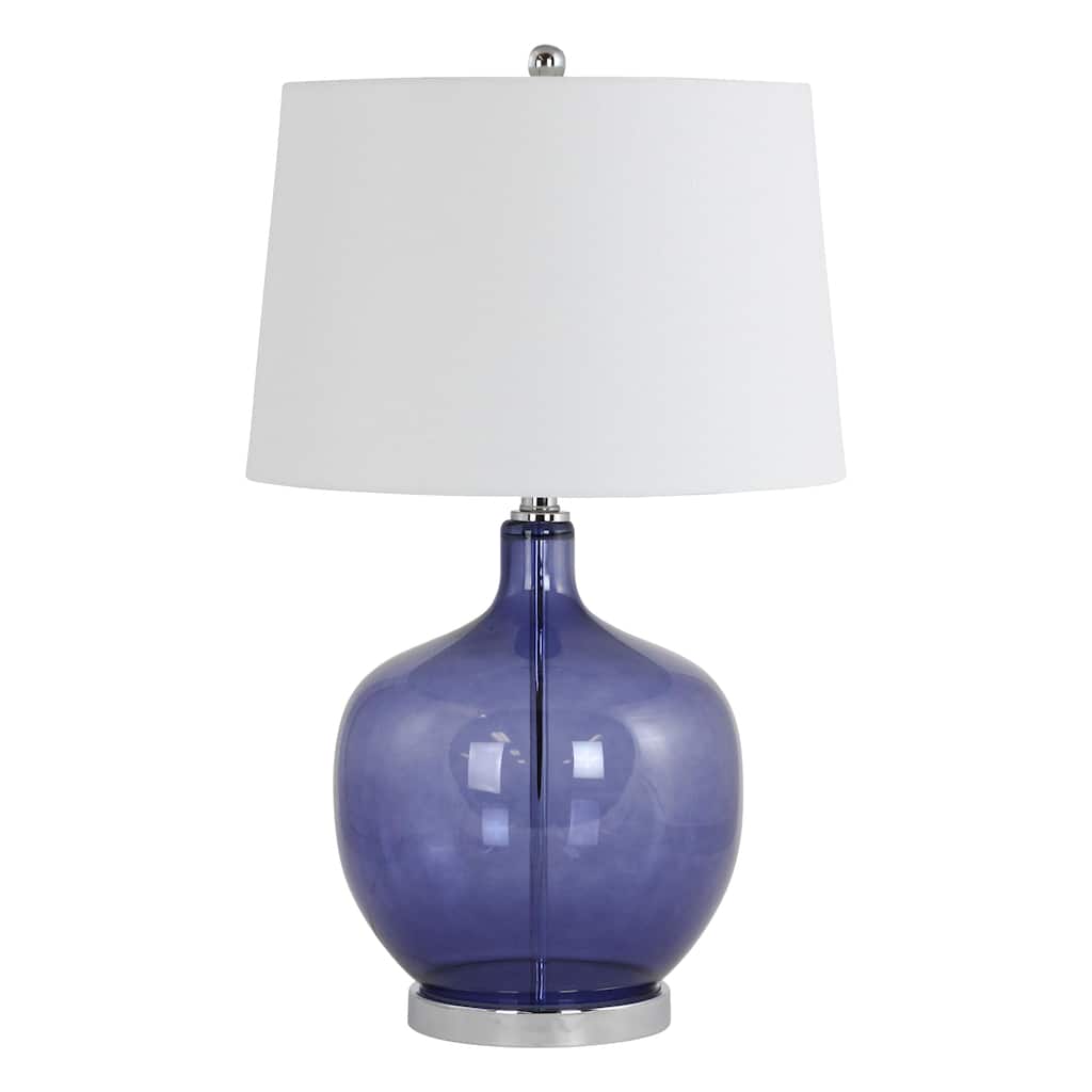 Nina Blue Glass Table Lamp