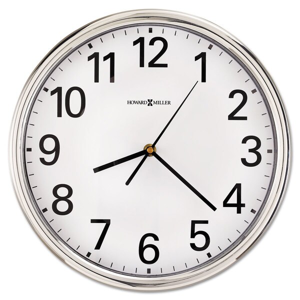 Howard Miller Hamilton Transitional, Modern and Contemporary, and Classic, Gallery Wall Clock with Large Numbers, Reloj De Pared