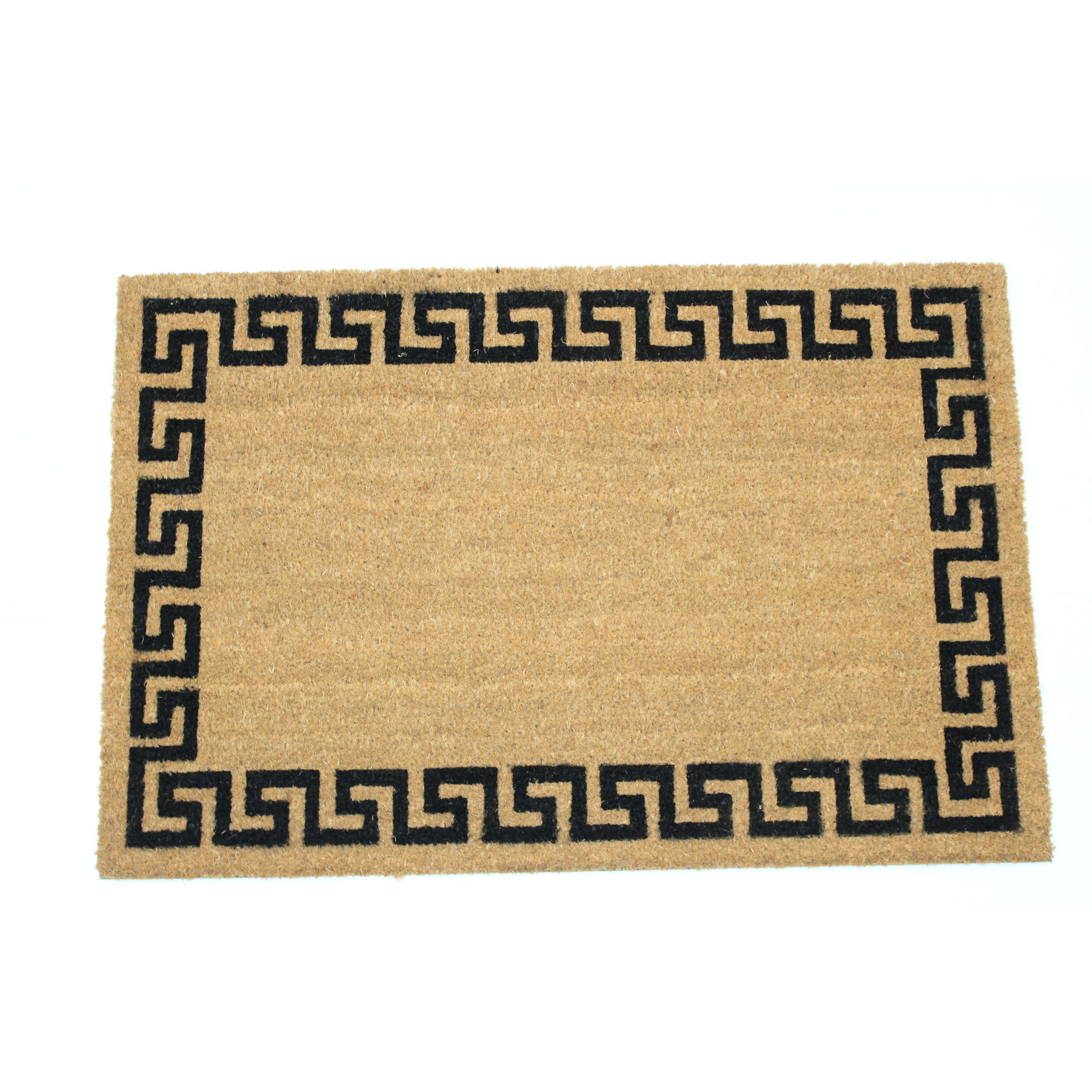 Shop Coir 24 Inch X 36 Inch Greek Key Border Doormat Free