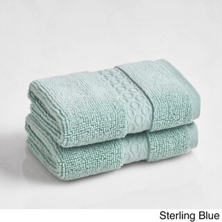 LOFT by Loftex 2632 Sopht Solid Washcloth Sterling Blue 13 x 13
