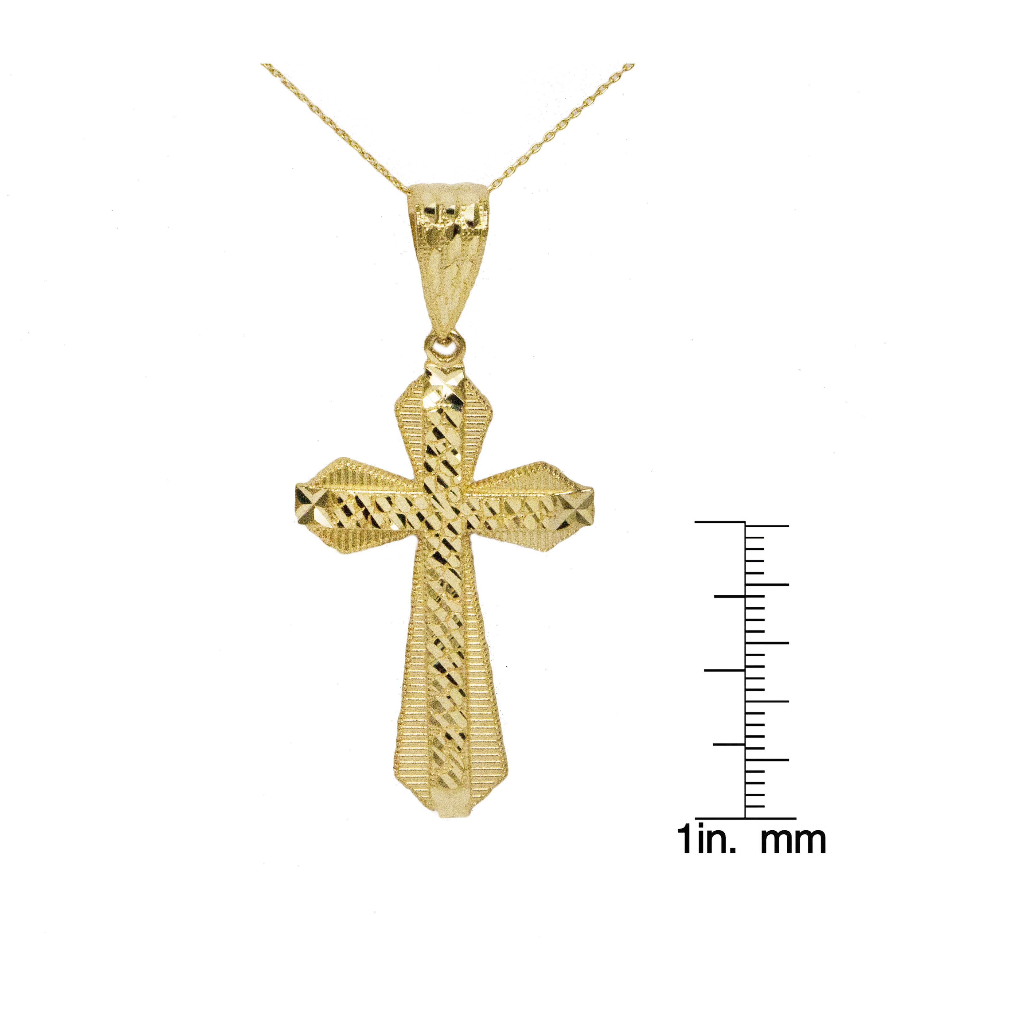 Bonyak Jewelry 18 Inch Rhodium Plated Necklace w// 6mm Light Purple February Birth Month Stone Beads and Saint Ann Charm