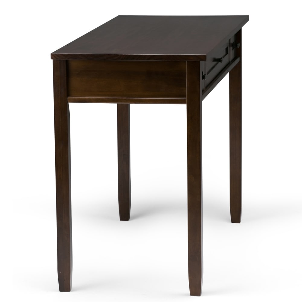 WYNDENHALL Brinkley SOLID ACACIA WOOD Modern Industrial 48 inch Wide Small  Desk - On Sale - Bed Bath & Beyond - 32790764