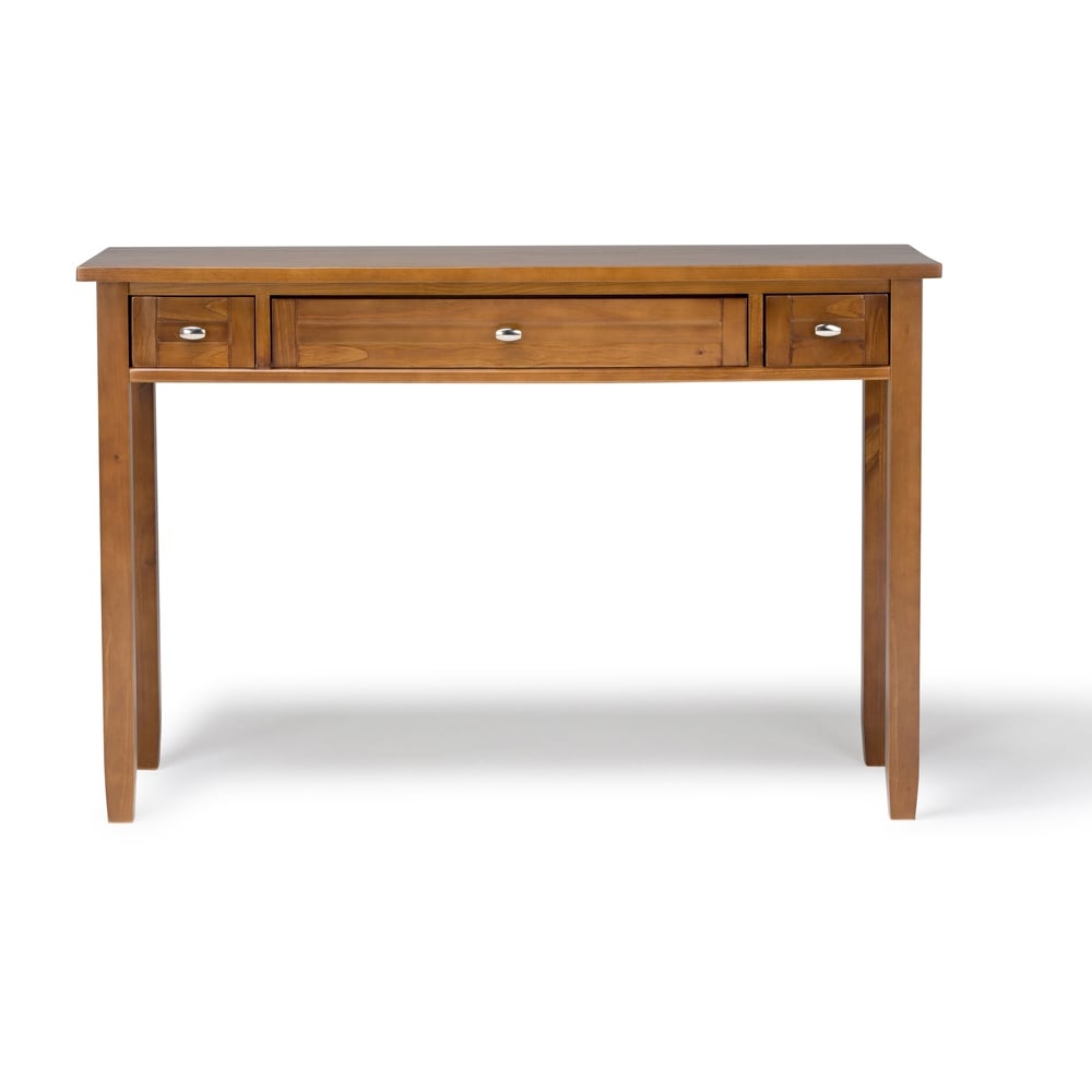 WYNDENHALL Brinkley SOLID ACACIA WOOD Modern Industrial 48 inch Wide Small  Desk - On Sale - Bed Bath & Beyond - 32790764