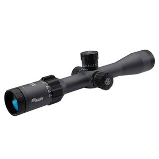 Sig Sauer Tango6 FFP Tactical Riflescope 2-12x40mm, MOA Milling Reticle, 0.25 MOA Adjustment, Graphite