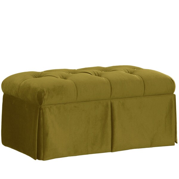 Shop Skyline Furniture Mystere Velvet Upholstered Storage