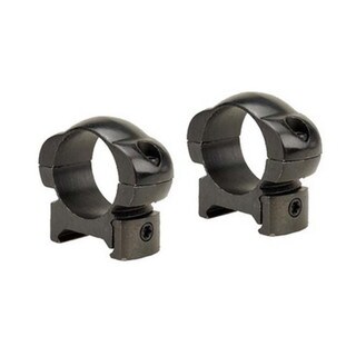 Weaver Grand Slam Black Steel 1-inch Rings