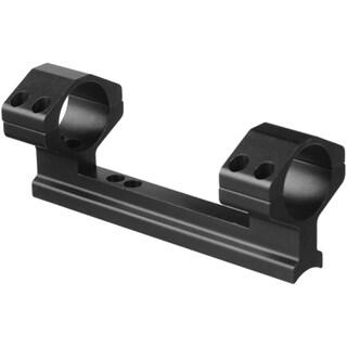 Weaver Matte Black Aluminum 1-inch High 1-piece Ring Mount System