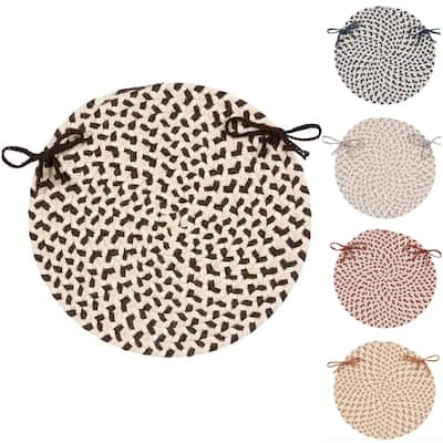 Wool-blend Multi Round Chair Pads (Set of 4)