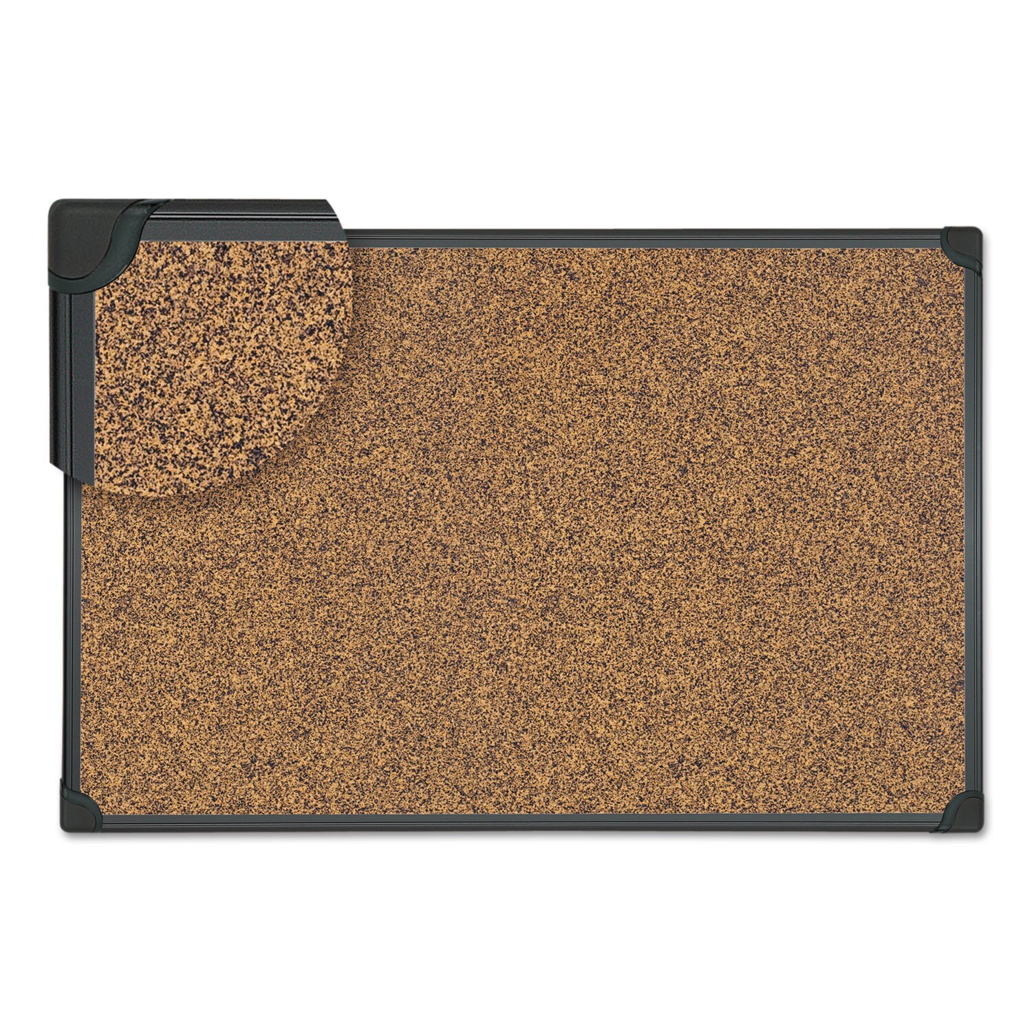 Shop Universal Tech Cork Board 24 X 18 Cork Black Frame Free