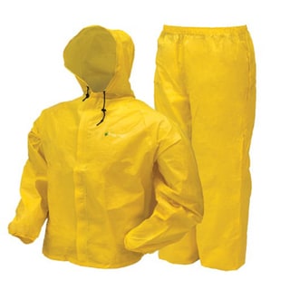 Frogg Toggs Youth Ultra-Lite Yellow Plastic Rain Suit