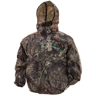 Frogg Toggs Pro Action Multicolored Plastic Camo Mossy Oak Jacket