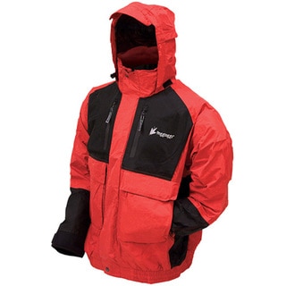 Frogg Toggs Firebelly Toadz Black and Red Large Jacket