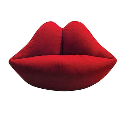 Jordan Manufacturing Novelty Lips Red Bean Bag