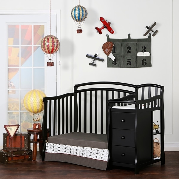 4 in 1 2024 crib with changing table