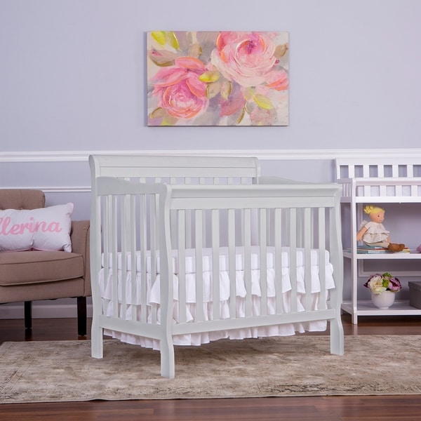 Dream On Me Aden Convertible 4 In 1 Mini Crib Grey Free Dream On Me Aden Convertible 4 In 1 Mini Crib Grey