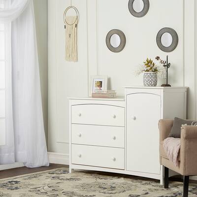 Dream on Me Providence White Wood Chest Combo - Overstock - 13880168