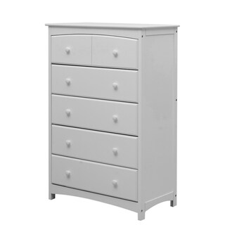 Dream on Me Freeport White Wood Contemporary 5-drawer Chest